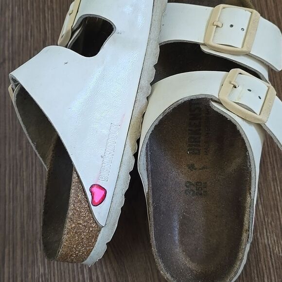 Birkenstock Arizona White Sandals Size 39 | - Picture 5 of 9